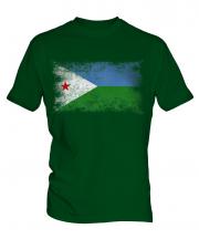 Djibouti Distressed Flag Mens T-Shirt