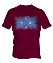 Micronesia Distressed Flag Mens T-Shirt