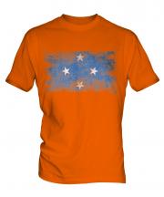 Micronesia Distressed Flag Mens T-Shirt