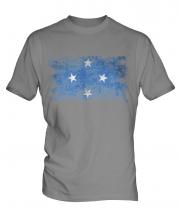 Micronesia Distressed Flag Mens T-Shirt