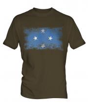 Micronesia Distressed Flag Mens T-Shirt