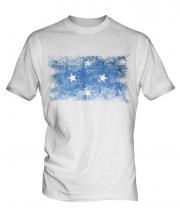 Micronesia Distressed Flag Mens T-Shirt