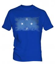 Micronesia Distressed Flag Mens T-Shirt