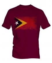 East Timor Distressed Flag Mens T-Shirt