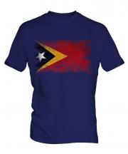 East Timor Distressed Flag Mens T-Shirt