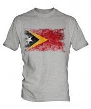 East Timor Distressed Flag Mens T-Shirt