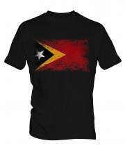 East Timor Distressed Flag Mens T-Shirt