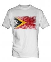 East Timor Distressed Flag Mens T-Shirt