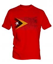 East Timor Distressed Flag Mens T-Shirt