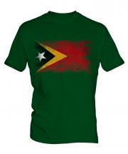 East Timor Distressed Flag Mens T-Shirt