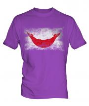 Easter Island Distressed Flag Mens T-Shirt