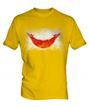 Easter Island Distressed Flag Mens T-Shirt
