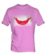 Easter Island Distressed Flag Mens T-Shirt