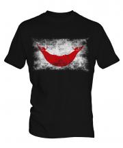 Easter Island Distressed Flag Mens T-Shirt