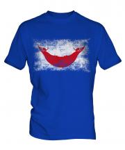 Easter Island Distressed Flag Mens T-Shirt