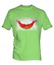 Easter Island Distressed Flag Mens T-Shirt