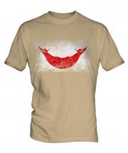 Easter Island Distressed Flag Mens T-Shirt