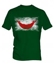 Easter Island Distressed Flag Mens T-Shirt