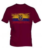 Ecuador Distressed Flag Mens T-Shirt