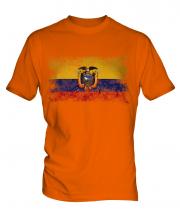 Ecuador Distressed Flag Mens T-Shirt