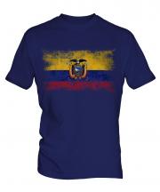 Ecuador Distressed Flag Mens T-Shirt