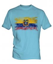 Ecuador Distressed Flag Mens T-Shirt