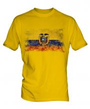 Ecuador Distressed Flag Mens T-Shirt