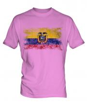 Ecuador Distressed Flag Mens T-Shirt