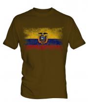 Ecuador Distressed Flag Mens T-Shirt