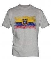 Ecuador Distressed Flag Mens T-Shirt