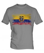 Ecuador Distressed Flag Mens T-Shirt