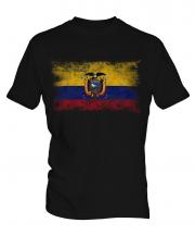 Ecuador Distressed Flag Mens T-Shirt
