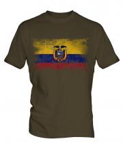Ecuador Distressed Flag Mens T-Shirt