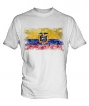 Ecuador Distressed Flag Mens T-Shirt