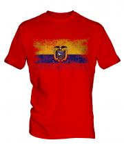 Ecuador Distressed Flag Mens T-Shirt