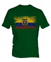 Ecuador Distressed Flag Mens T-Shirt