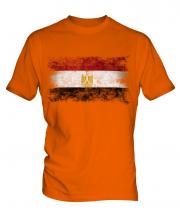 Egypt Distressed Flag Mens T-Shirt