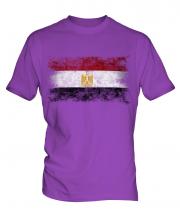 Egypt Distressed Flag Mens T-Shirt