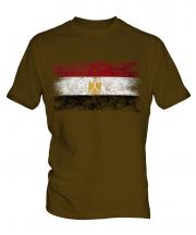 Egypt Distressed Flag Mens T-Shirt