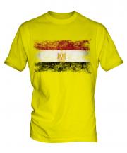 Egypt Distressed Flag Mens T-Shirt
