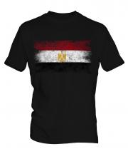 Egypt Distressed Flag Mens T-Shirt