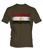 Egypt Distressed Flag Mens T-Shirt