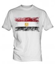 Egypt Distressed Flag Mens T-Shirt