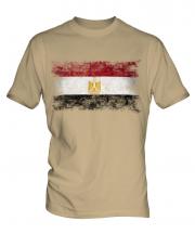 Egypt Distressed Flag Mens T-Shirt
