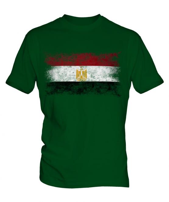Egypt Distressed Flag Mens T-Shirt