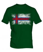 Faroe Islands Distressed Flag Mens T-Shirt