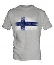 Finland Distressed Flag Mens T-Shirt