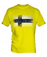 Finland Distressed Flag Mens T-Shirt