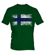 Finland Distressed Flag Mens T-Shirt