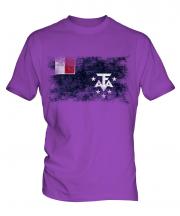 French Southern And Antarctic Lands Distressed Flag Mens T-Shirt